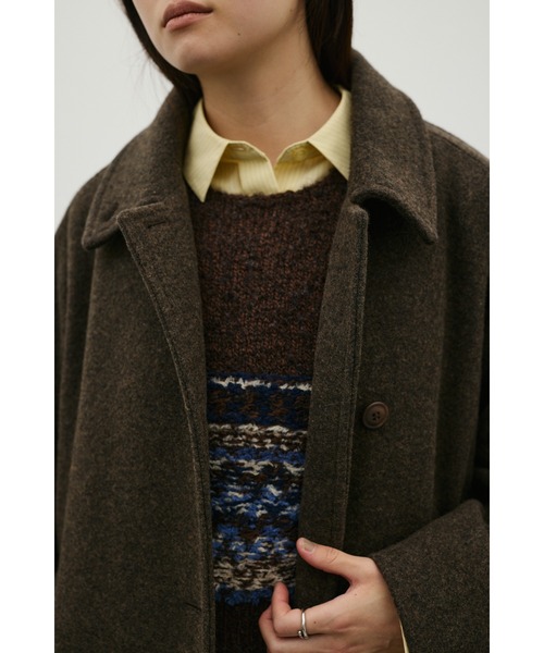 STYLEMIXER(スタイルミキサー)の「2WAYウールロングコート(その他アウター・レディース・ブラック/ブラウン/グレー・SMALL/MEDIUM)」の11枚目の写真