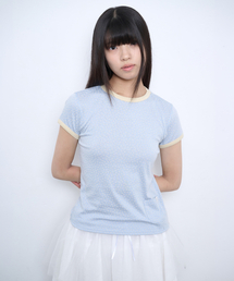 ALL OVER STAR T-SHIRT [BABY BLUE]