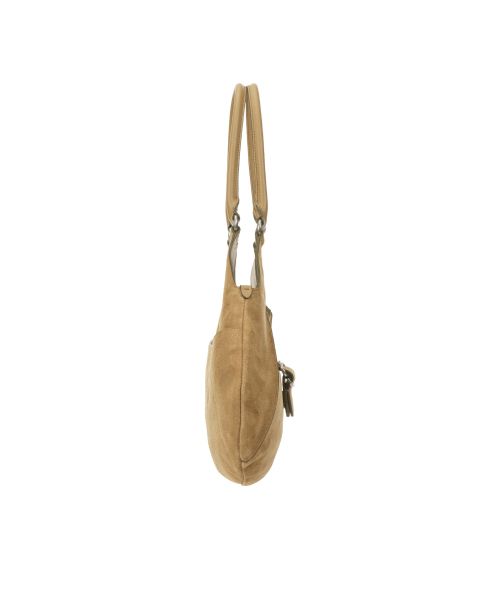 VUNQUE（ブンク）の「Halfmoon Vintage Hobo Bag（ハーフムーン ヴィンテージ hoboバッグ）ヴィンテージオリーブ（ショルダーバッグ・レディース・イエロー・FREE）」の6枚目の写真