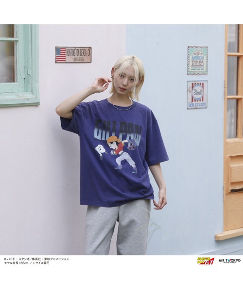 AIR TWOKYO（エアトゥーキョー）の「TVアニメ『DRAGON BALL GT』シーンイラストTシャツ 5（パン・ギル）（Tシャツ/カットソー・メンズ・ホワイト系その他/パープル系その他・LARGE/MEDIUM/SMALL/XX-LARGE/X-LARGE）」の5枚目の写真