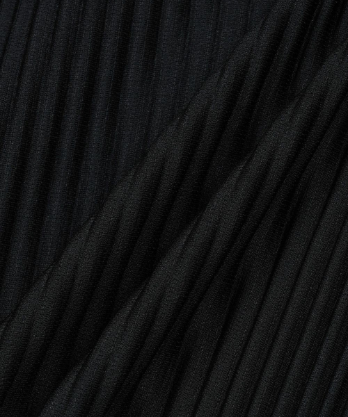 TNGT(ティーエヌジーティー)の「Yoyogi Pleats Crew Neck T-Shirt (Black) TNTS6F104BK(Tシャツ/カットソー・レディース・その他・100/110/95/105)」の3枚目の写真