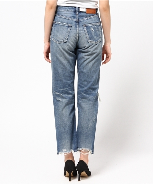 MOUSSY(マウジー)の「MV Monett wide Straight(デニムパンツ・レディース・ブルー・23inch/24inch/25inch/27inch/26inch)」の8枚目の写真