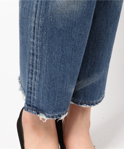 MOUSSY(マウジー)の「MV Monett wide Straight(デニムパンツ・レディース・ブルー・23inch/24inch/25inch/27inch/26inch)」の12枚目の写真
