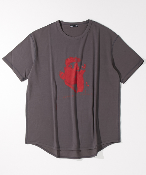 LAD MUSICIAN（ラッドミュージシャン）の「別注Ｔシャツ / イアン カーティス（Tシャツ/カットソー・メンズ・ホワイト/レッド/ブルー・44/46）」の14枚目の写真