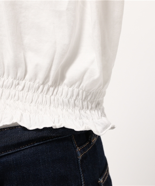 WEGO（ウィゴー）の「WEGO/フリルオフショルダーカットソー（Tシャツ/カットソー・レディース・ホワイト/その他2/その他3/その他1・FREE）」の12枚目の写真