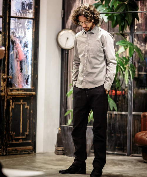 CAMBIO（カンビオ）の「ms2809-ワイドスプレッドL/シャツ （シャツ/ブラウス・メンズ・オフホワイト/ブルー系その他/グレー系その他・L/M）」の5枚目の写真