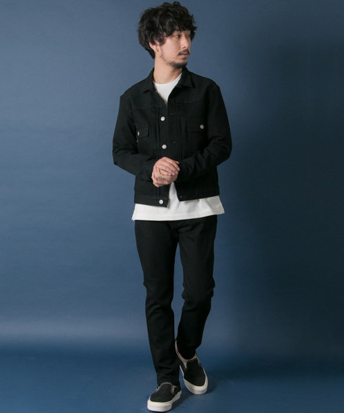 URBAN RESEARCH（アーバンリサーチ）の「URBAN RESEARCH 360°デニムスリムテーパードPt（デニムパンツ・メンズ・ブラック/ワンウォッシュ・SMALL/LARGE/MEDIUM）」の10枚目の写真