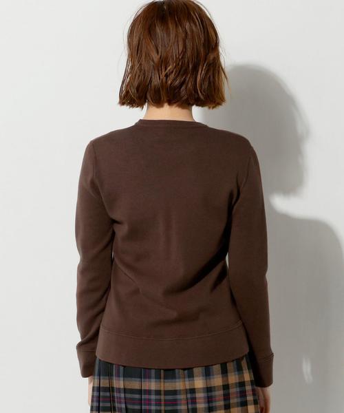 UNITED ARROWS(ユナイテッドアローズ)の「○UWBT CO/CA クルーネック ニット◆(ニット/セーター・レディース・オフホワイト/ダークブラウン/ライトピンク/ネイビー・FREE)」の13枚目の写真