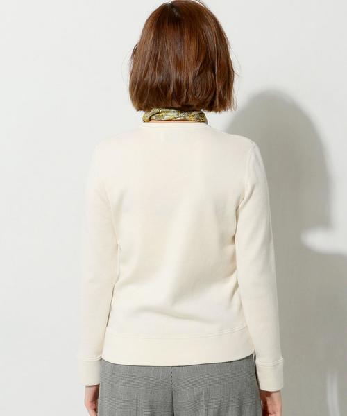 UNITED ARROWS(ユナイテッドアローズ)の「○UWBT CO/CA クルーネック ニット◆(ニット/セーター・レディース・オフホワイト/ダークブラウン/ライトピンク/ネイビー・FREE)」の11枚目の写真