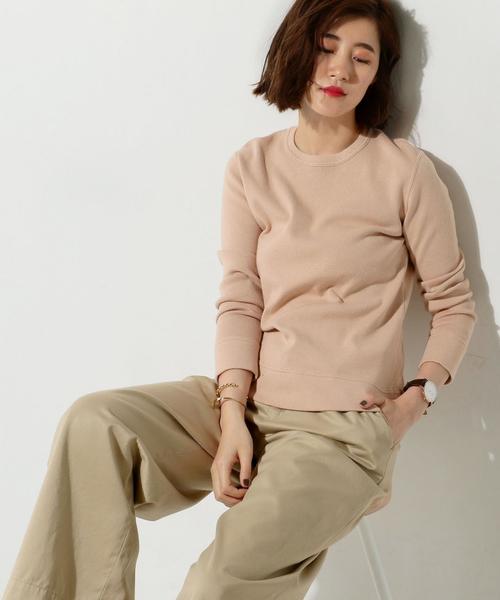 UNITED ARROWS(ユナイテッドアローズ)の「○UWBT CO/CA クルーネック ニット◆(ニット/セーター・レディース・オフホワイト/ダークブラウン/ライトピンク/ネイビー・FREE)」の19枚目の写真