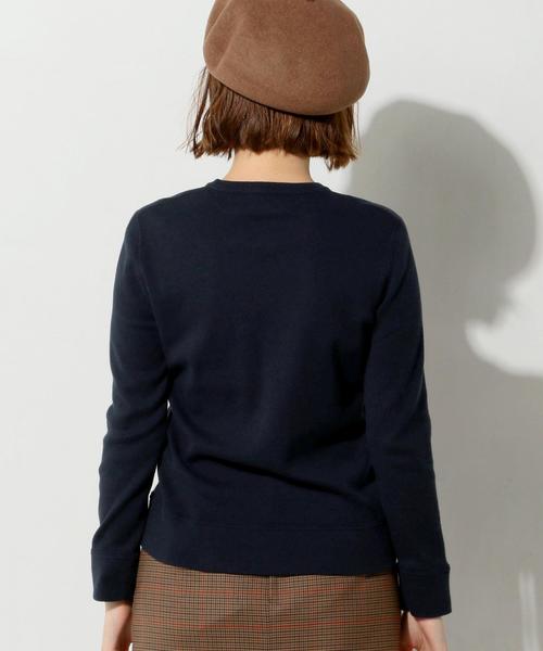 UNITED ARROWS(ユナイテッドアローズ)の「○UWBT CO/CA クルーネック ニット◆(ニット/セーター・レディース・オフホワイト/ダークブラウン/ライトピンク/ネイビー・FREE)」の20枚目の写真