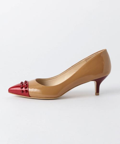 ODETTE E ODILE（オデットエオディール）の「OID カラードスタッズ パンプス50（パンプス・レディース・ベージュ/ブラック/グレー・23.5cm/22cm/23cm/24cm/22.5cm/24.5cm）」の6枚目の写真