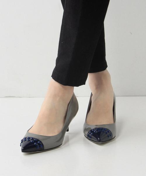 ODETTE E ODILE（オデットエオディール）の「OID カラードスタッズ パンプス50（パンプス・レディース・ベージュ/ブラック/グレー・23.5cm/22cm/23cm/24cm/22.5cm/24.5cm）」の14枚目の写真