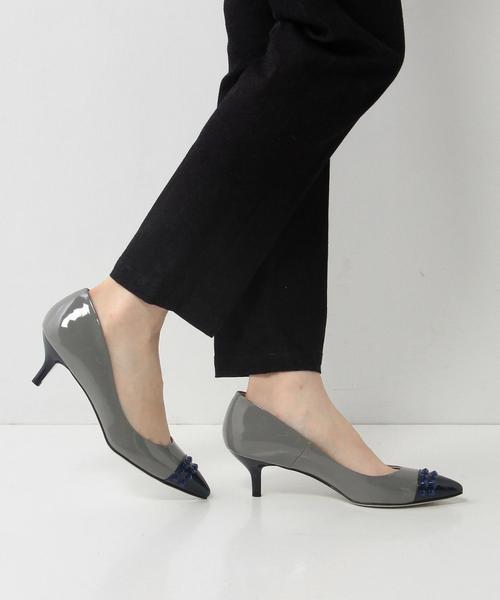 ODETTE E ODILE（オデットエオディール）の「OID カラードスタッズ パンプス50（パンプス・レディース・ベージュ/ブラック/グレー・23.5cm/22cm/23cm/24cm/22.5cm/24.5cm）」の8枚目の写真