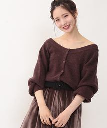 2WAYオフショルカーディガン
