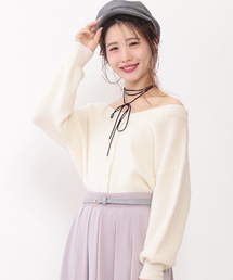 one after another NICE CLAUP | 2WAYオフショルカーディガン(カーディガン/ボレロ)