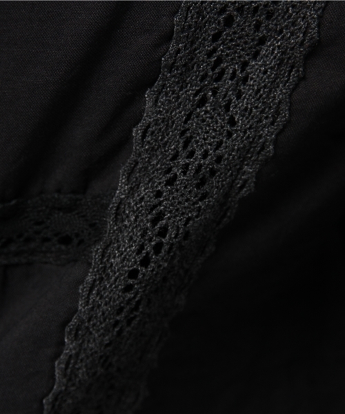 MERLOT（メルロー）の「レース使いスタンドカラーブラウス4733（シャツ/ブラウス・レディース・オレンジ/ホワイト/ブラック/ブルー/ベージュ/ピンク・FREE）」の20枚目の写真