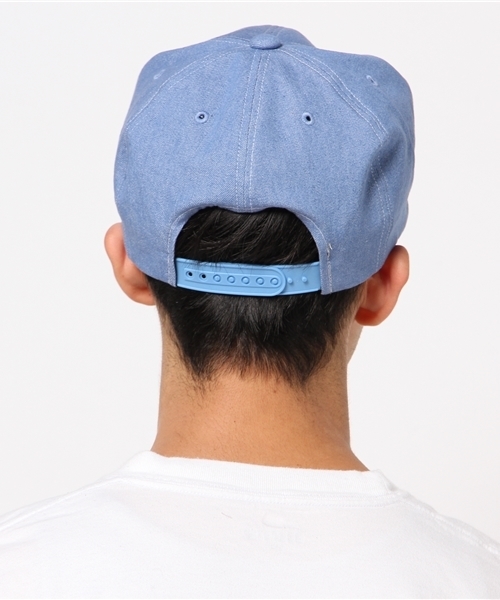 ALDIES（アールディーズ）の「Shoot Cap シュート刺繍 キャップ（キャップ・メンズ・ネイビー/カモフラージュ/ライトブルー・FREE）」の5枚目の写真