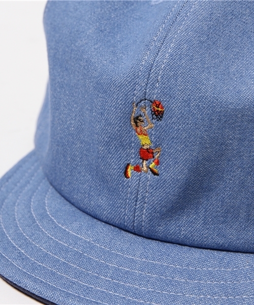 ALDIES（アールディーズ）の「Shoot Cap シュート刺繍 キャップ（キャップ・メンズ・ネイビー/カモフラージュ/ライトブルー・FREE）」の6枚目の写真
