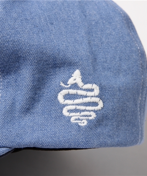 ALDIES（アールディーズ）の「Shoot Cap シュート刺繍 キャップ（キャップ・メンズ・ネイビー/カモフラージュ/ライトブルー・FREE）」の7枚目の写真