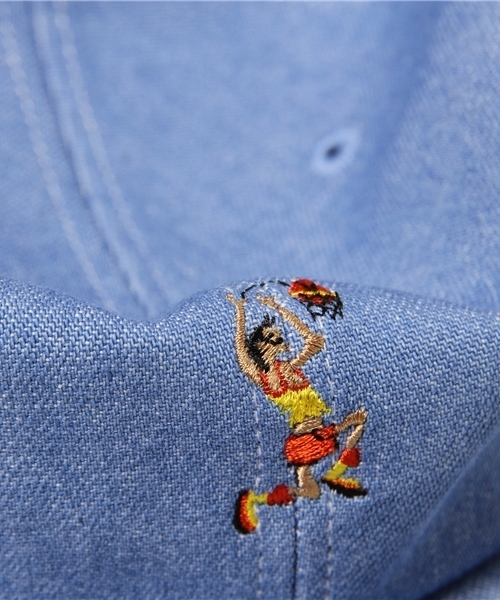 ALDIES（アールディーズ）の「Shoot Cap シュート刺繍 キャップ（キャップ・メンズ・ネイビー/カモフラージュ/ライトブルー・FREE）」の10枚目の写真