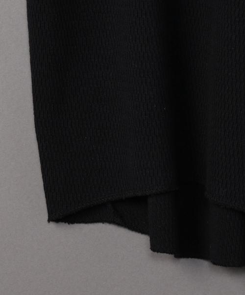 6（ロク）の「＜6(ROKU)＞BIG THERMAL 6SLEEVE 2/ｶｯﾄｿｰ（Tシャツ/カットソー・レディース・ブラック/ナチュラル/ケリー・FREE）」の7枚目の写真