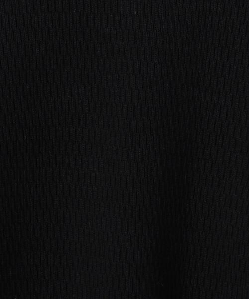 6（ロク）の「＜6(ROKU)＞BIG THERMAL 6SLEEVE 2/ｶｯﾄｿｰ（Tシャツ/カットソー・レディース・ブラック/ナチュラル/ケリー・FREE）」の8枚目の写真