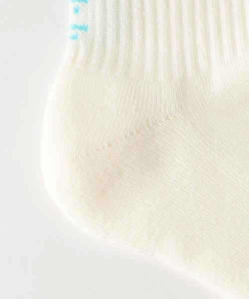 FLAGSTUFF（フラグスタフ）の「【別注】 ＜F-LAGSTUF-F＞ LINE SOCKS 17SS/ソックス ◆（ソックス/靴下・メンズ・ブラック/ピンク/イエロー/ライトブルー・FREE）」の6枚目の写真