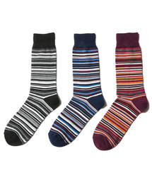 THE CASUAL | マルチパターン3足セットソックス(クルー・アンクル)(ソックス/靴下)