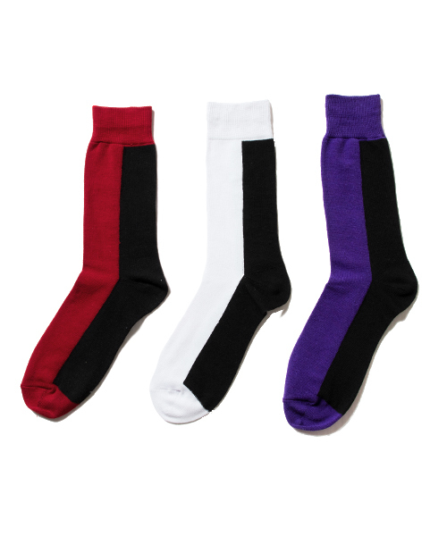 THE CASUAL（カジュアル）の「マルチパターン3足セットソックス(クルー)（ソックス/靴下・メンズ・S/M/C/B/D/E/F/G/H/I/A/J/O/N/L/K/U/Q/R/T/V/W/X/P/テラコッタ/Y/チャコール/レッド/ブラック/ネイビー/ホワイト/その他/グレー/Z・FREE）」の8枚目の写真