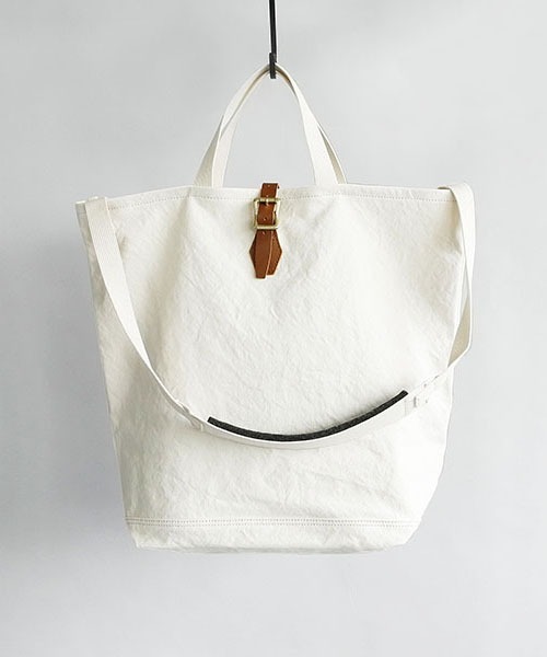ARTS & CRAFTS（アーツアンドクラフト）の「アーツアンドクラフツ / #9 CANVAS 9号キャンバス / 2WAY GROCERY TOTE 2ウェイグローサリートート（ショルダーバッグ・メンズ・オリーブ/タン/ブラック/オフホワイト・FREE）」の2枚目の写真