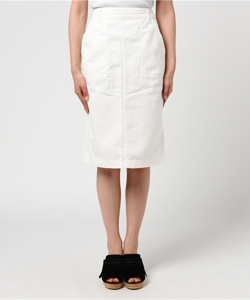 Honeys(ハニーズ)の「タイトスカート(スカート・レディース・ネイビー/カーキ/オフホワイト/ベージュ・M/S/L)」の9枚目の写真