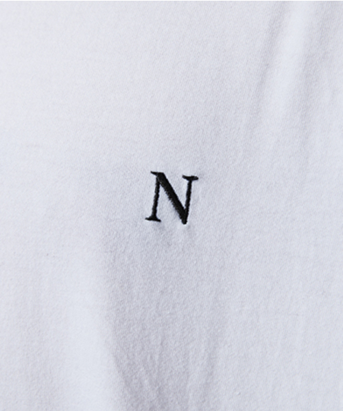 NOISE MAKER（ノイズメーカー）の「BIGシルエットNイニシャルTシャツ（Tシャツ/カットソー・メンズ・オフホワイト/ブラック/ライトグリーン/ピンク・MEDIUM/LARGE）」の14枚目の写真