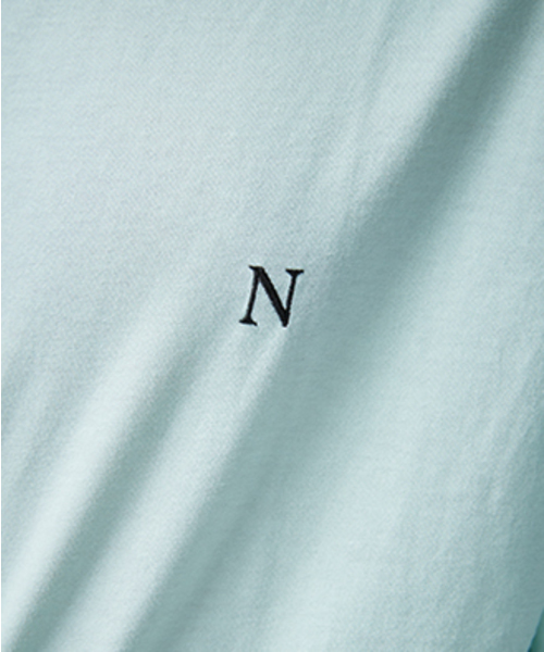 NOISE MAKER（ノイズメーカー）の「BIGシルエットNイニシャルTシャツ（Tシャツ/カットソー・メンズ・オフホワイト/ブラック/ライトグリーン/ピンク・MEDIUM/LARGE）」の16枚目の写真