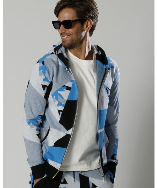 jacquard patchwork parker jacquard patchwork parker