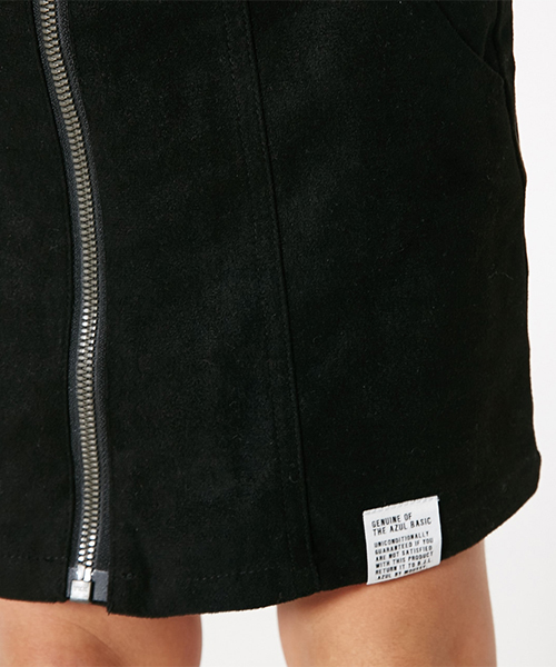 AZUL by moussy(アズールバイマウジー)の「フロントZIPミニスカート(スカート・キッズ・ブラック/カーキ・100/110/130/120)」の10枚目の写真