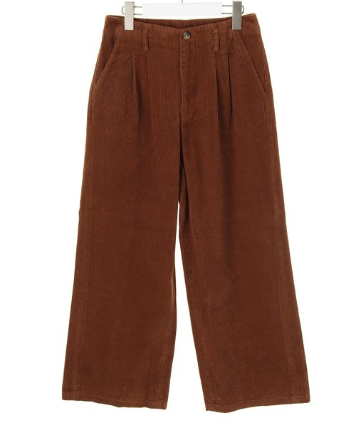 AMERICAN HOLIC(アメリカンホリック)の「【追加生産】太コーデュロイワイドパンツ(その他パンツ・レディース・ブラック/ネイビー/アイボリー/ボルドー/キャメル/ピンクベージュ/グレイッシュベージュ・MEDIUM/LARGE)」の8枚目の写真