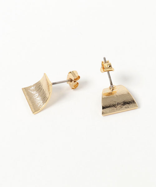 petitcro(プティクロ)の「サティーナマット ピアス(ピアス(両耳用)・レディース・ゴールド・ONE SIZE)」の2枚目の写真
