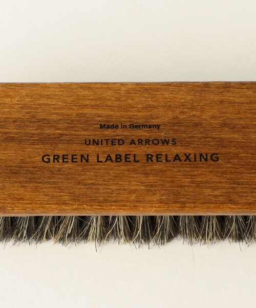 green label relaxing（グリーンレーベルリラクシング）の「GLR ホースシューズブラシ 馬毛ブラシ シューケア（シューケア用品・メンズ・ダークブラウン・FREE）」の4枚目の写真