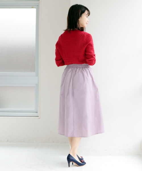 SESTO(セスト)の「【JAPANクオリティ】7cmヒールアーモンドトゥフラワーモチーフパンプス(パンプス・レディース・チェック/グレイッシュベージュ/ブラック/パープル/ホワイト/ネイビー・24.5cm/23.0cm/22.0cm/24.0cm/23.5cm/22.5cm/25.5cm)」の13枚目の写真