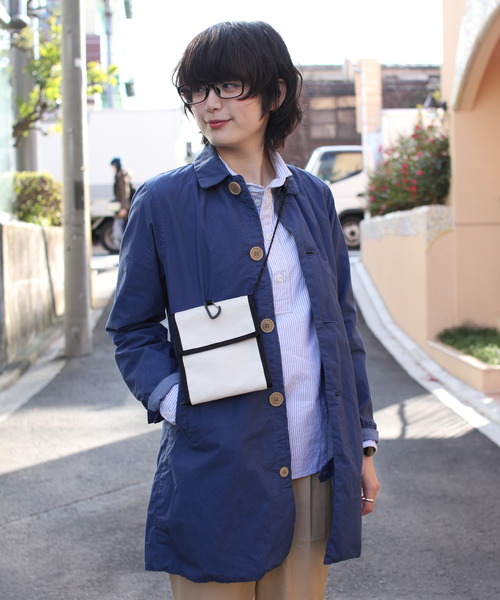 D.M.G.（ドミンゴ）の「D.M.G / ディーエムジー　ステンカラーハーフコート 18-499（ダウンジャケット/コート・レディース・ブルー/オリーブ/グレー・2）」の3枚目の写真