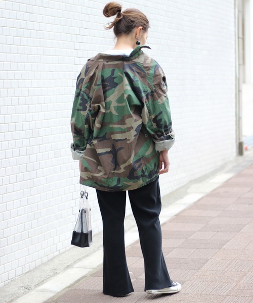 JOURNAL STANDARD relume（ジャーナルスタンダード　レリューム）の「ワッフル スリットパンツ_#（その他パンツ・レディース・ブラック/ベージュ/オレンジ・FREE）」の15枚目の写真