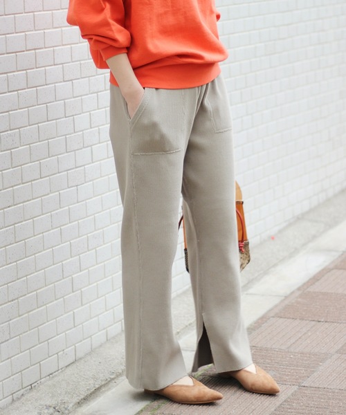 2018SS JOURNAL STANDARD relume ジャーナルスタンダード レリューム★66 フレンチ リネン Vネック ブラウス/シャツ ブルー JOURNAL STANDARD relumeセットアップ ブラック JOURNAL STANDARD