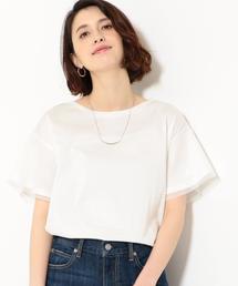 green label relaxing | NFC ソデチュール テンジク カットソー ◆(Tシャツ/カットソー)