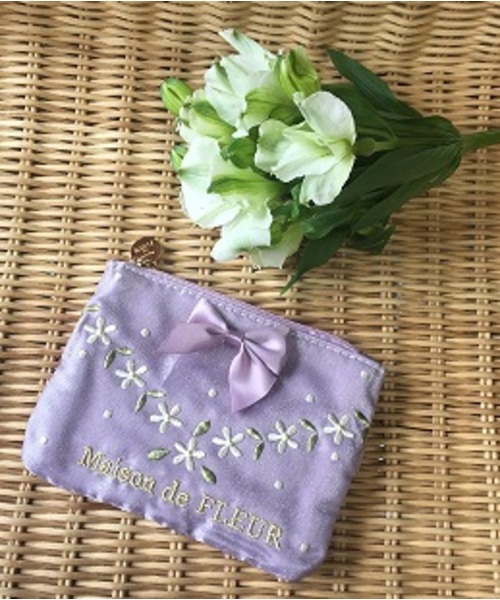 ✳︎ハンドメイド✳︎ポーチ付きティッシュケース　花柄　ブルー 3ac4491294045328aa6a28dd7e407c