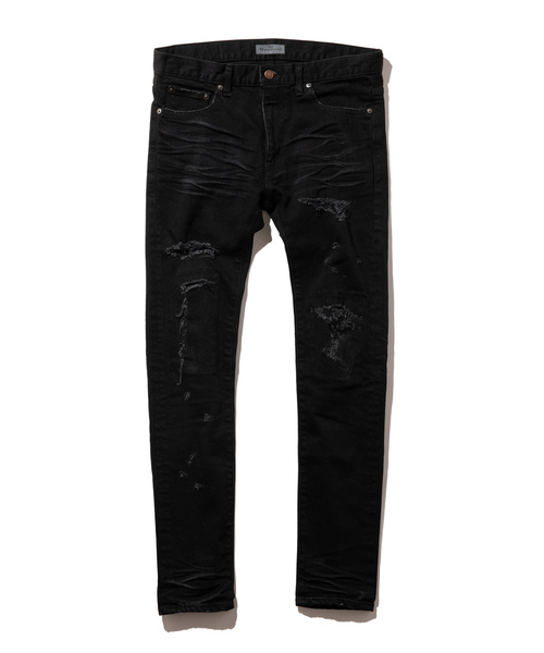 glamb（グラム）の「Damaged denim / ダメージドデニム（デニムパンツ・メンズ・ブラック/グレー・4/2/1/3/0）」の8枚目の写真