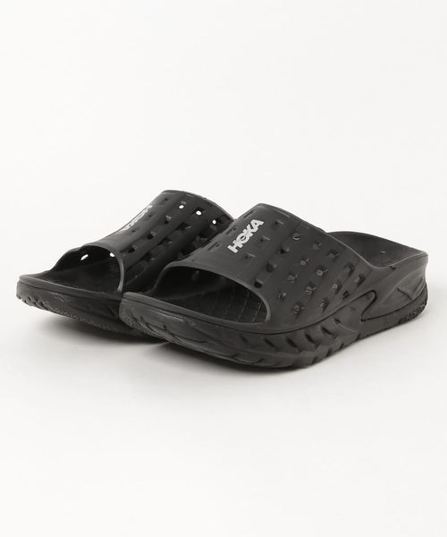 HOKA(ホカ)の「HOKA ONEONE ORA RECOVERY SLIDE/スライドサンダル#(サンダル・メンズ・ブラック/イエロー・90/100/80)」の5枚目の写真