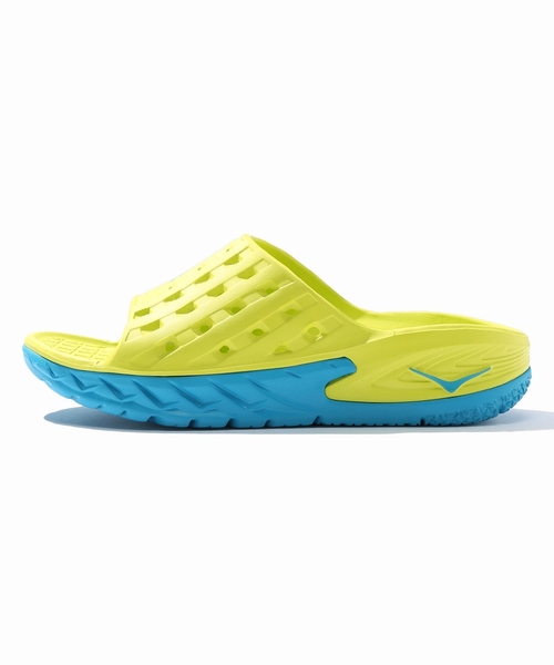 HOKA(ホカ)の「HOKA ONEONE ORA RECOVERY SLIDE/スライドサンダル#(サンダル・メンズ・ブラック/イエロー・90/100/80)」の7枚目の写真