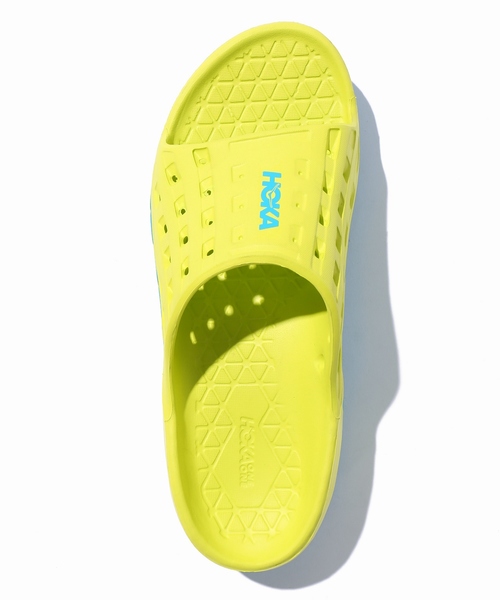 HOKA(ホカ)の「HOKA ONEONE ORA RECOVERY SLIDE/スライドサンダル#(サンダル・メンズ・ブラック/イエロー・90/100/80)」の10枚目の写真