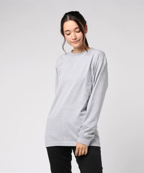 S／ベーシック ロングスリーブ カットソー　ホワイト アーバンリサーチ サニーレーベル URBAN RESEARCH Sonny Label スラブ